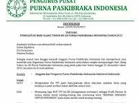 INSTRUKSI KETUA UMUM PPI TENTANG HARI ULANG TAHUN PURNA PASKIBRAKA INDONESIA KE 28 TAHUN 2017