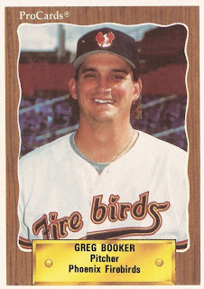 Greg Booker 1990 Phoenix Firebirds card