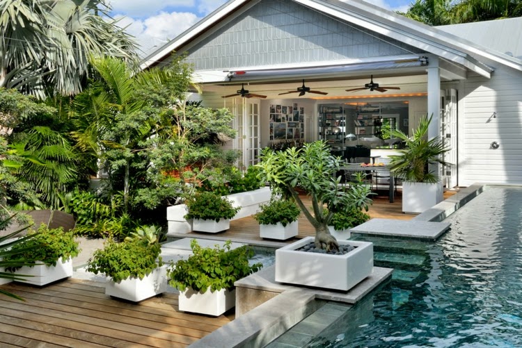 Modern Garden Design Examples - Planters As Accent | Houzz Home
