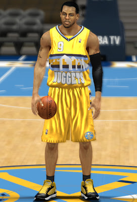 NBA 2K13 Denver Nuggets Alternate Jersey Patch