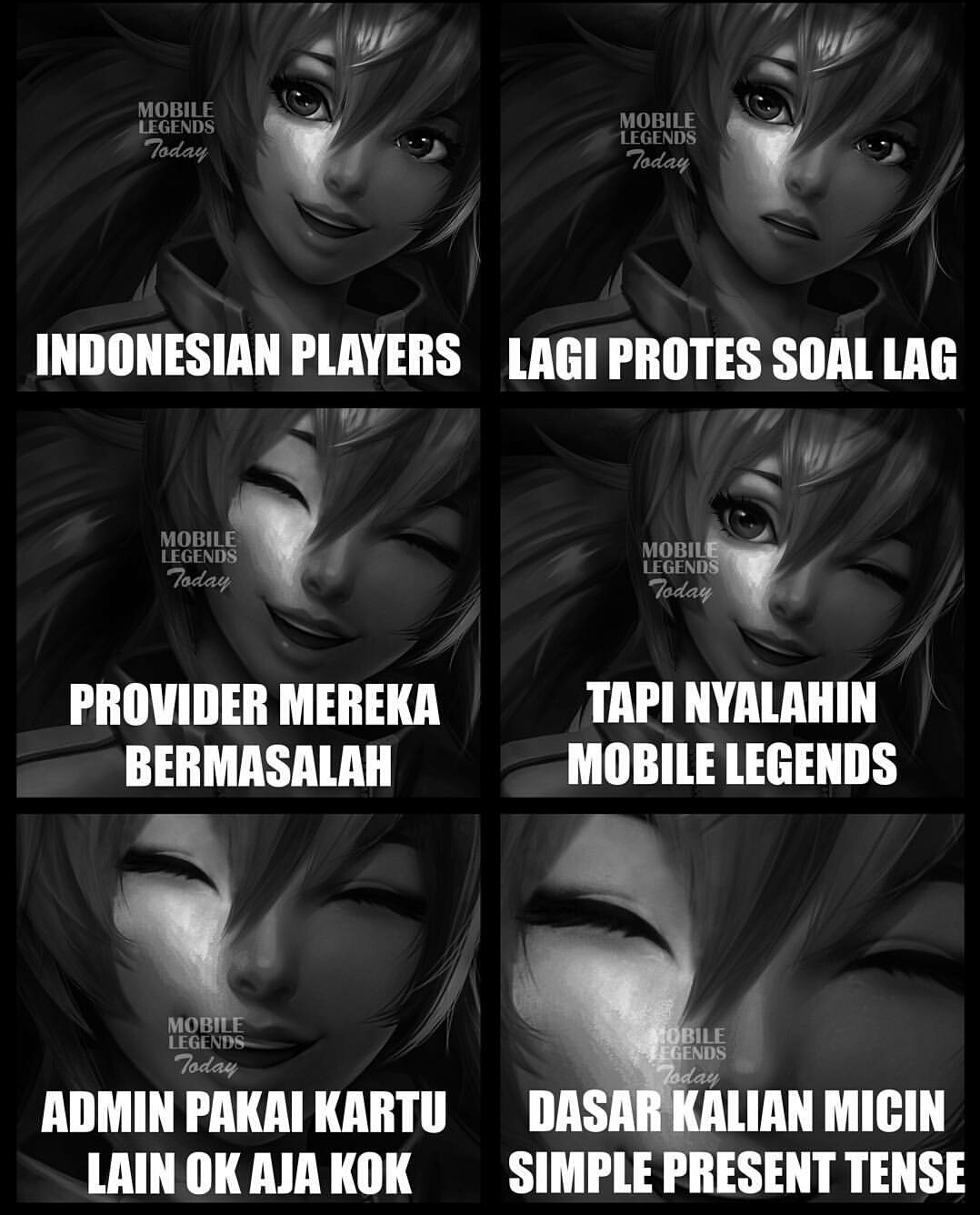 Gambar Meme Lucu Mobile Legend Fanny Stok Gambar Lucu