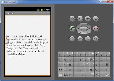 Widget EditText Android