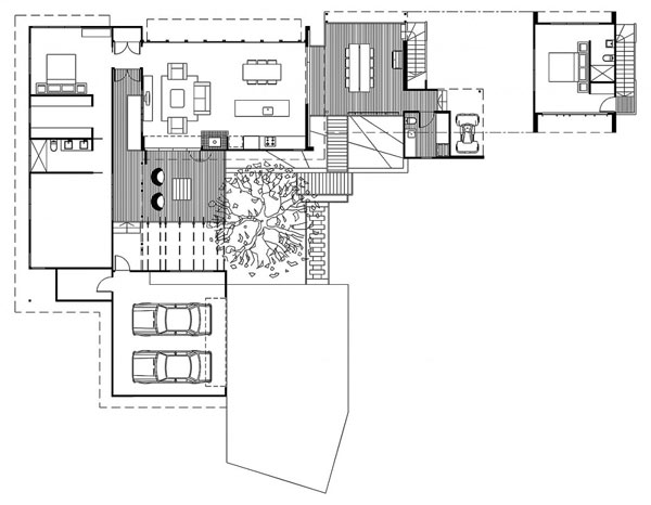 Floor plan of Storrs Road Residence