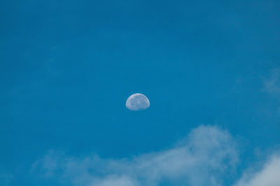 Daytime moon