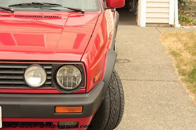 red MK2 GOLF GTI