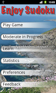 Free Games 4 Android: Enjoy Sudoku v2.3