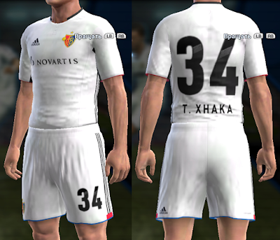 PES 2013 Basel 16/17 away kit by vladroman