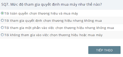 Kinh nghiệm trả lời khi tham gia khảo sát trực tuyến