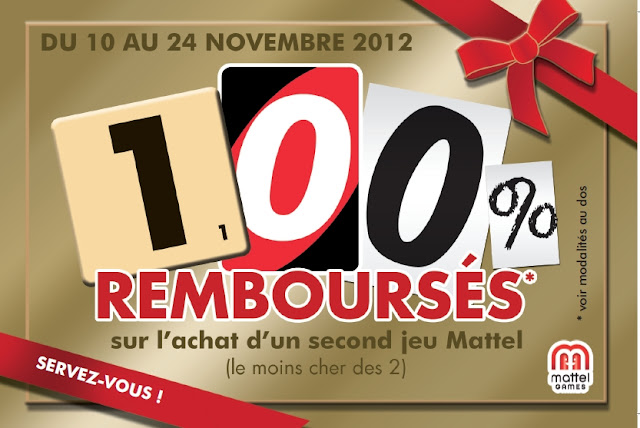 Mattel bon plan Noël: 2ème jeu 100% remboursé