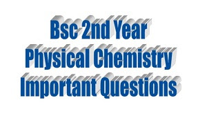 physical chemistry bsc 2nd year