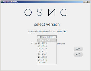Choose OSMC Version