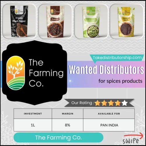 The Farming Co. Wanted Distributors in Maharashtra