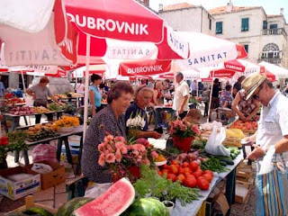 Open Market Dubrovnik Croatia