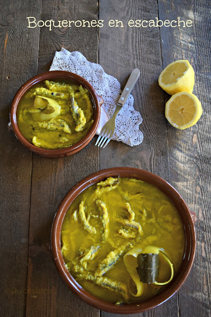 Boquerones en escabeche-Dulcesbtrix