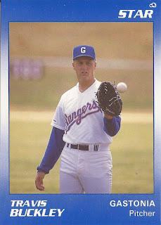 Travis Buckley 1990 Gastonia Rangers card