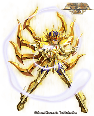 Ilustração Máscara da Morte de Câncer Divino Saint Seiya Rebirth