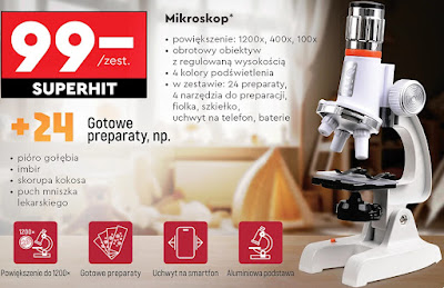 Mikroskop z Biedronki