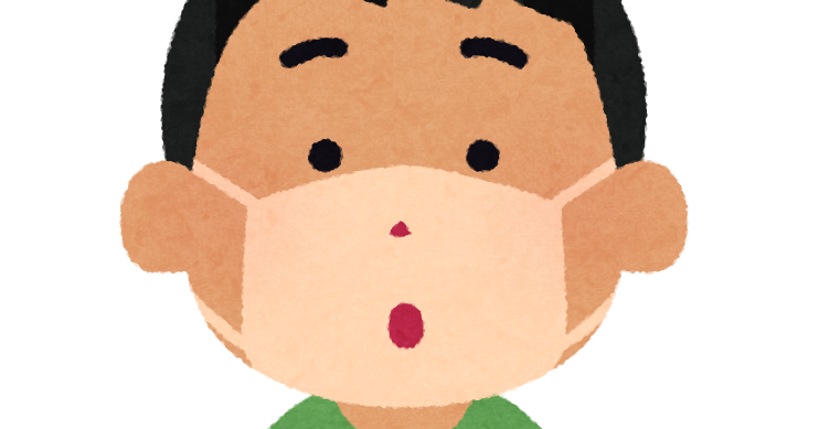 マスクの形の日焼け跡のイラスト 男性 かわいいフリー素材集 いらすとや