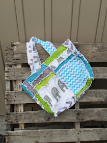 Elephant diaper bag by A Vision to Remember and Available at AVTRBoutique.com