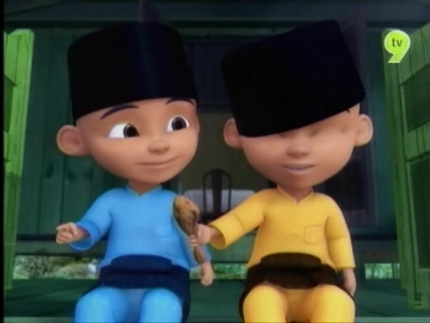 Gambar Kartun Ipin dan Upin