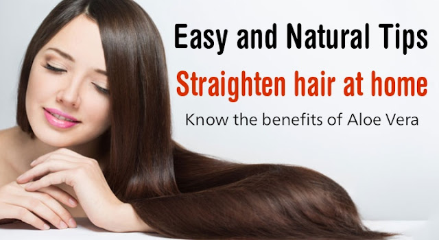 Easy and natural tips to straighten hair at home