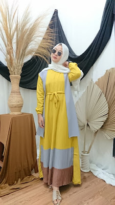 Baju Muslim Gaya - Syeima vol 3 Dress by Alofa Hijab