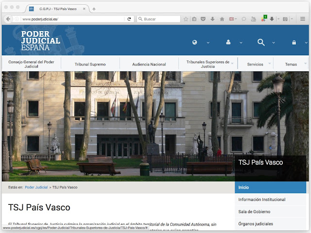 Web del poder judicial