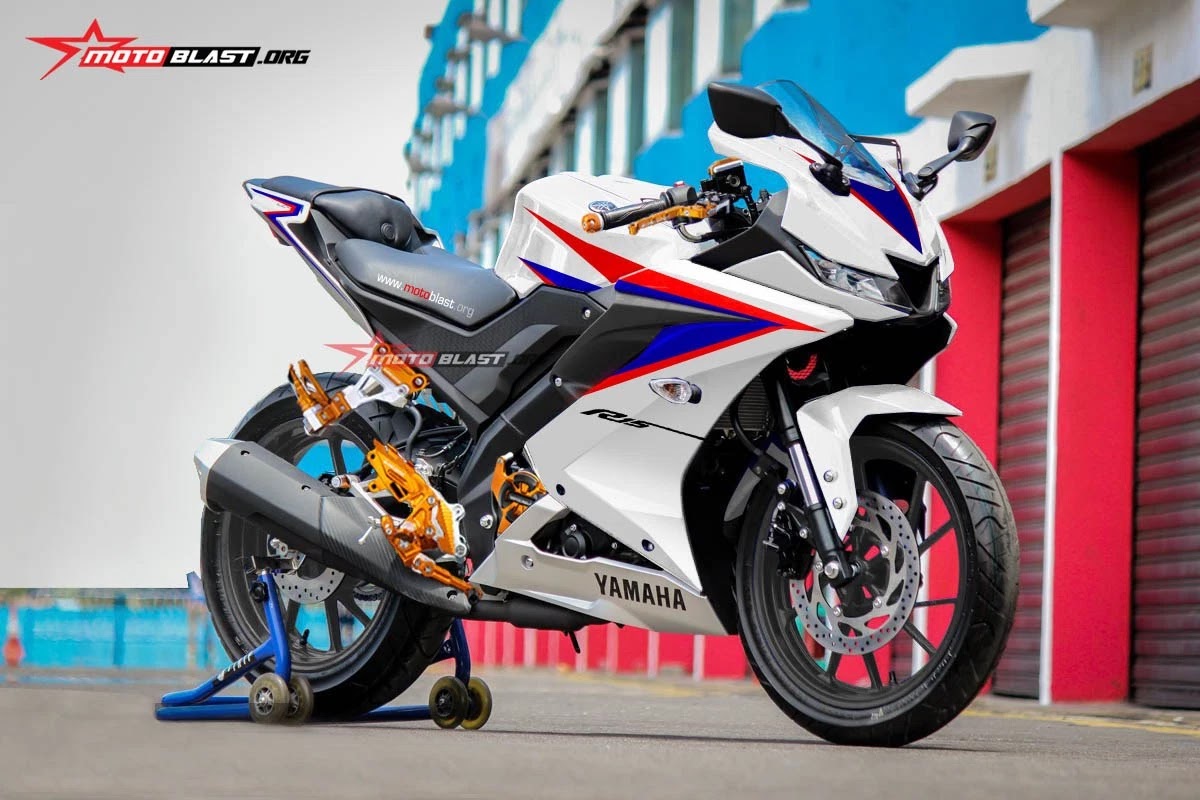 Konsep Modifikasi R15 2017 Livery Red White Blue RWB Otoferycom