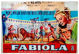 FABIOLA. Cartelera. Bélgica. FABIOLA. Fabiola. 1949. Italia, Francia. Dirección: Alessandro Blasetti. Reparto: Michèle Morgan, Henri Vidal, Michel Simon, Gino Cervi, Louis Salou, Elisa Cegani, Massimo Girotti, Sergio Tofano, Rina Morelli, Paolo Stoppa, Carlo Ninchi, Gabriele Ferzetti, Franco Interlenghi.