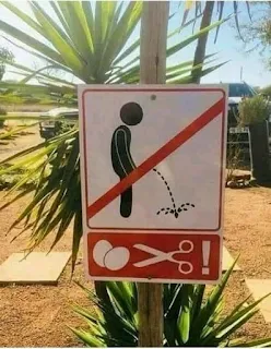 jangan buang kencing sembarangan