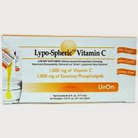 iHerb Coupon Code YUR555 LivOn Laboratories, Lypo-Spheric Vitamin C, 30 Packets, 0.2 fl oz (5.7 ml) Each