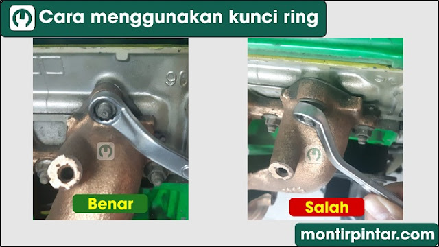 Cara menggunakan kunci ring