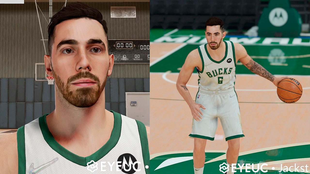 NBA 2K22 Luca Vildoza Cyberface