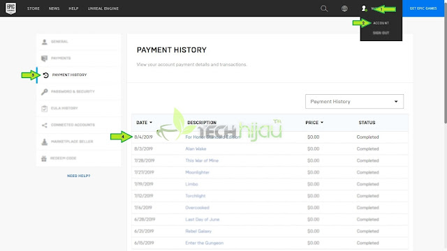 For Honor Halaman payment history - Tech Hijau™