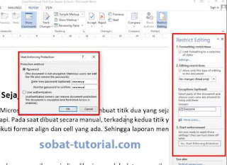 Cara Mengunci File Word Agar Tidak Bisa Diedit dan Dicopy