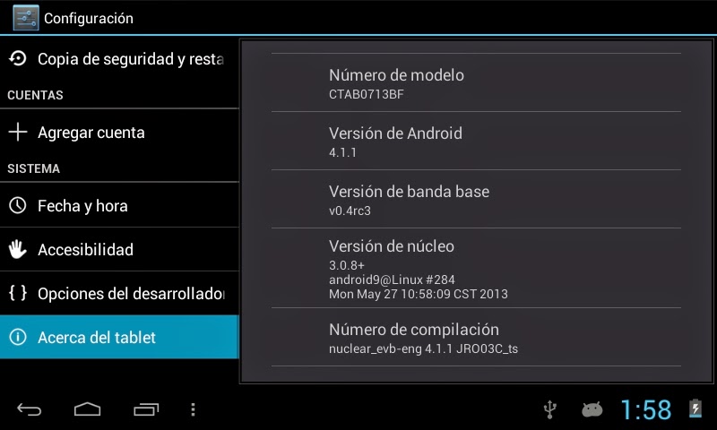 Actualizar firmware colortab ctab0713bf