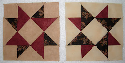 Moda Greenpiece pieced block 3