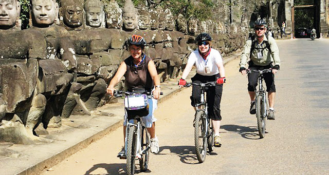 Phnom Bok Beng Mealea Cycling tour