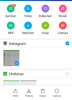 Cara seleksi gambar hp android