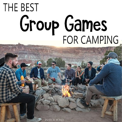 Best Group Games for Camping // Party Through the USA // games for kids and families // games with won't blow away // games that can be washed