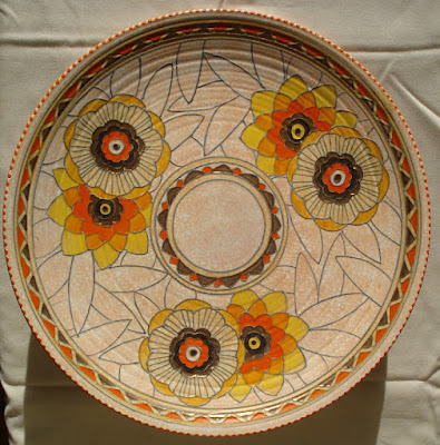 Charlotte Rhead Crown Ducal pattern 3272 Rhodian