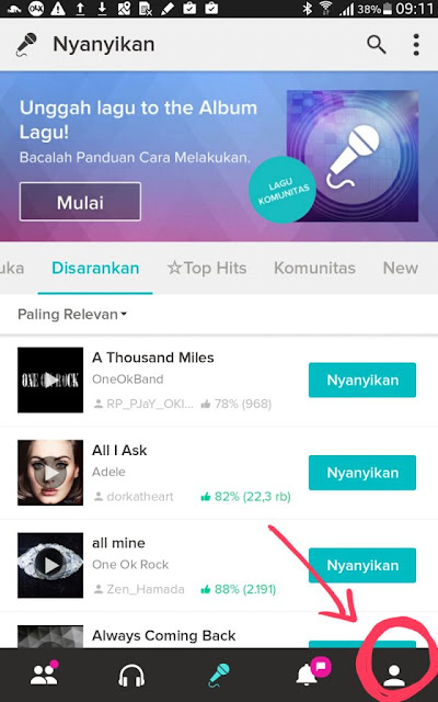 Cara mudah untuk download hasil rekaman mp3 di smule sing