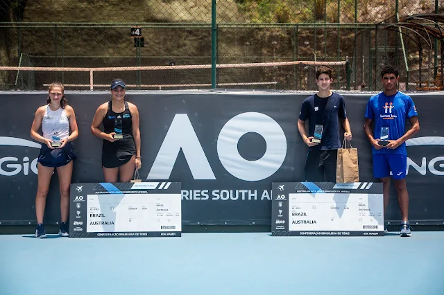 (esq. para dir.) Pietra Rivoli, Carolina Bohrer, Nicolas Oliveira e Gustavo Almeida