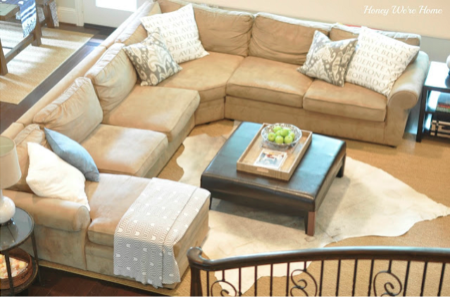 Our Living Room Sectional Pottery Barn Pearce A Review Honey We Re Home