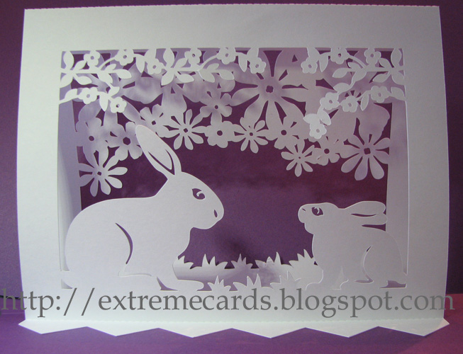 Download Easter Rabbits Tent Card