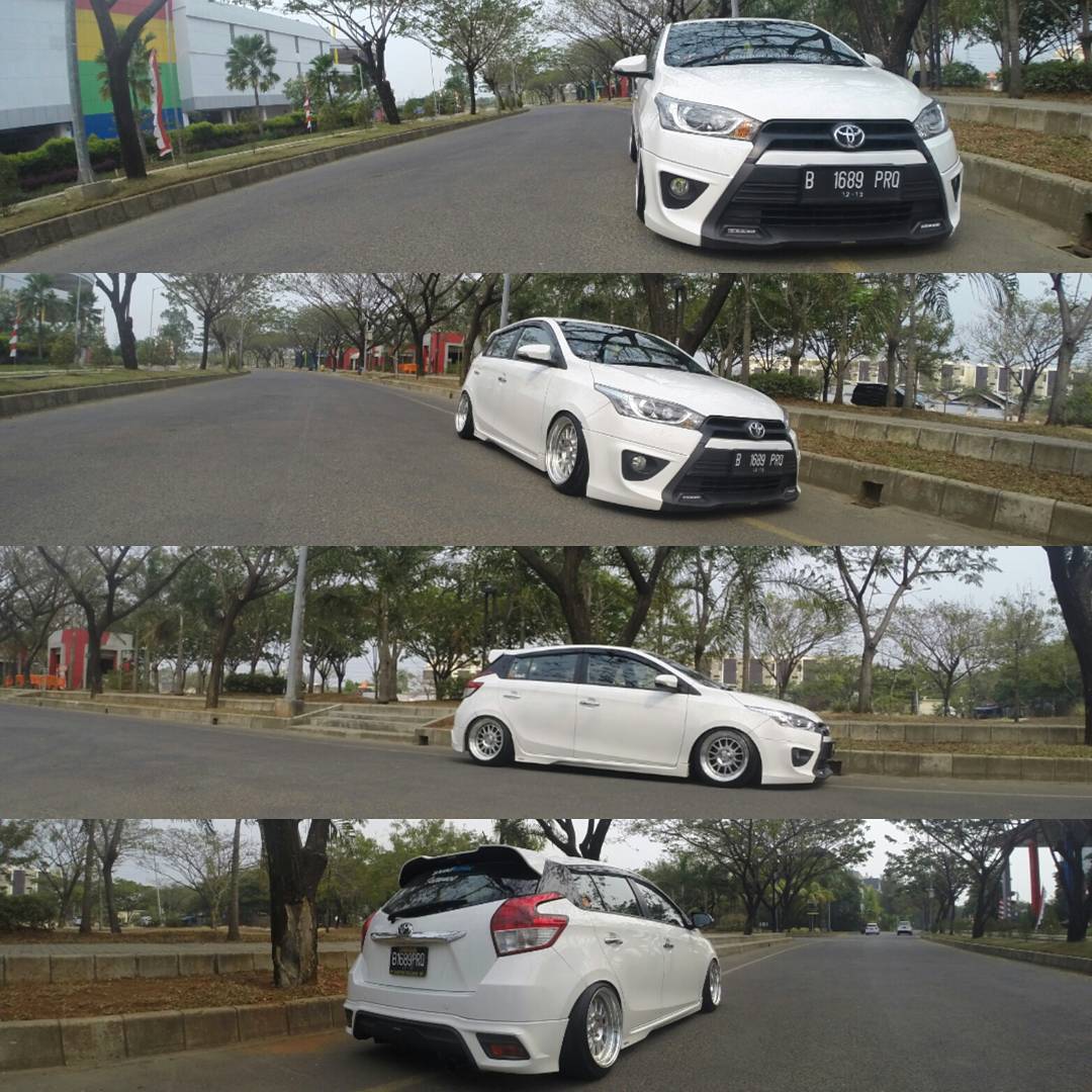 Modifikasi Mobil All New Yaris Ceper Putih Owner 89agriyadi All