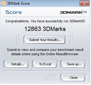 Dell Inspiron N5520 3DMark05