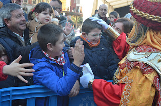 Recibimiento a los Reyes Magos en Barakaldo