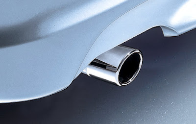Exhaust pipe finishers in chrome BMW 3 Series