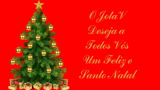 Feliz Natal JV_Arvore de Natal com Estrela e prendas e bolinhas_in red